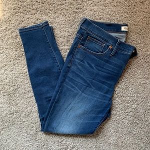 Madewell 9" High Rise Skinny Jeans in Dark Wash 31